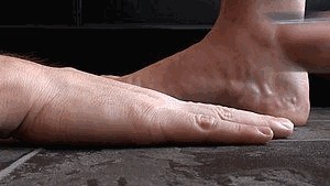 Barefoot Hands Trampling