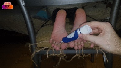 Ruthlessly Kittling Toes And Soles Of My Wife
