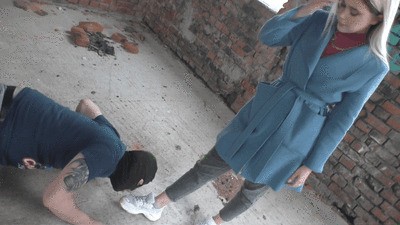 Nicole – Walk Through An Abandoned House – Abases Her Pathetic Loser Slave
