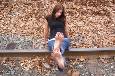 Dirty Feet At The Tracks